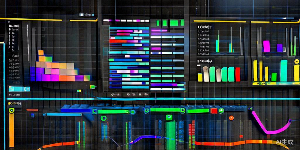 物流数据仪表盘展示全球货运路线、时效分析和成本构成的可视化图表