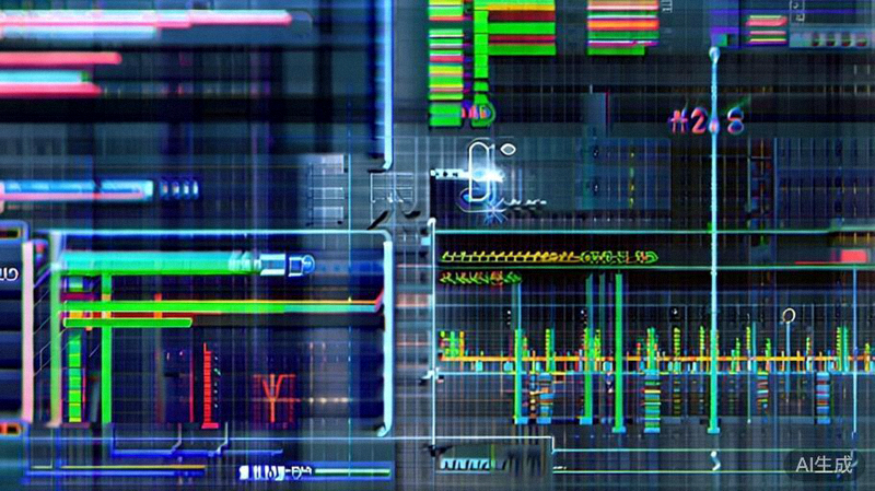 现代化的智能仓储管理系统界面，显示实时库存数据、周转率图表及补货预警提示