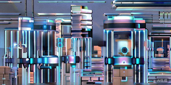 现代化智能物流仓库内，自动分拣机器人和传送带正在高效处理国际包裹