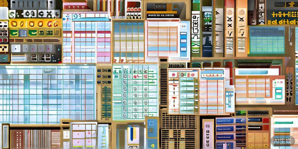 桌面上摆放着不同国家的税法手册、关税计算表以及合规申报的电子表格文件