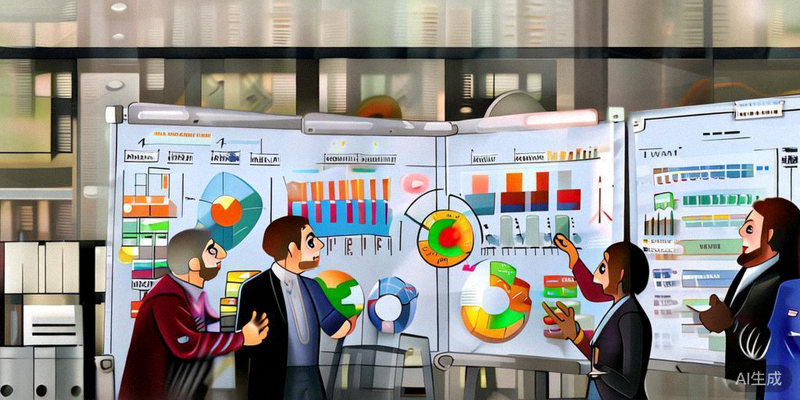 跨文化营销会议场景：不同肤色的团队成员正在讨论全球市场推广策略，白板上有各种营销图表