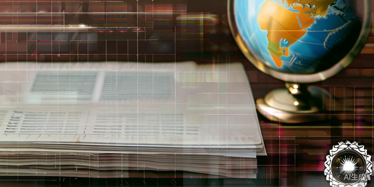 法律文件、地球仪与合规印章摆放在办公桌上，象征跨境电商全球合规